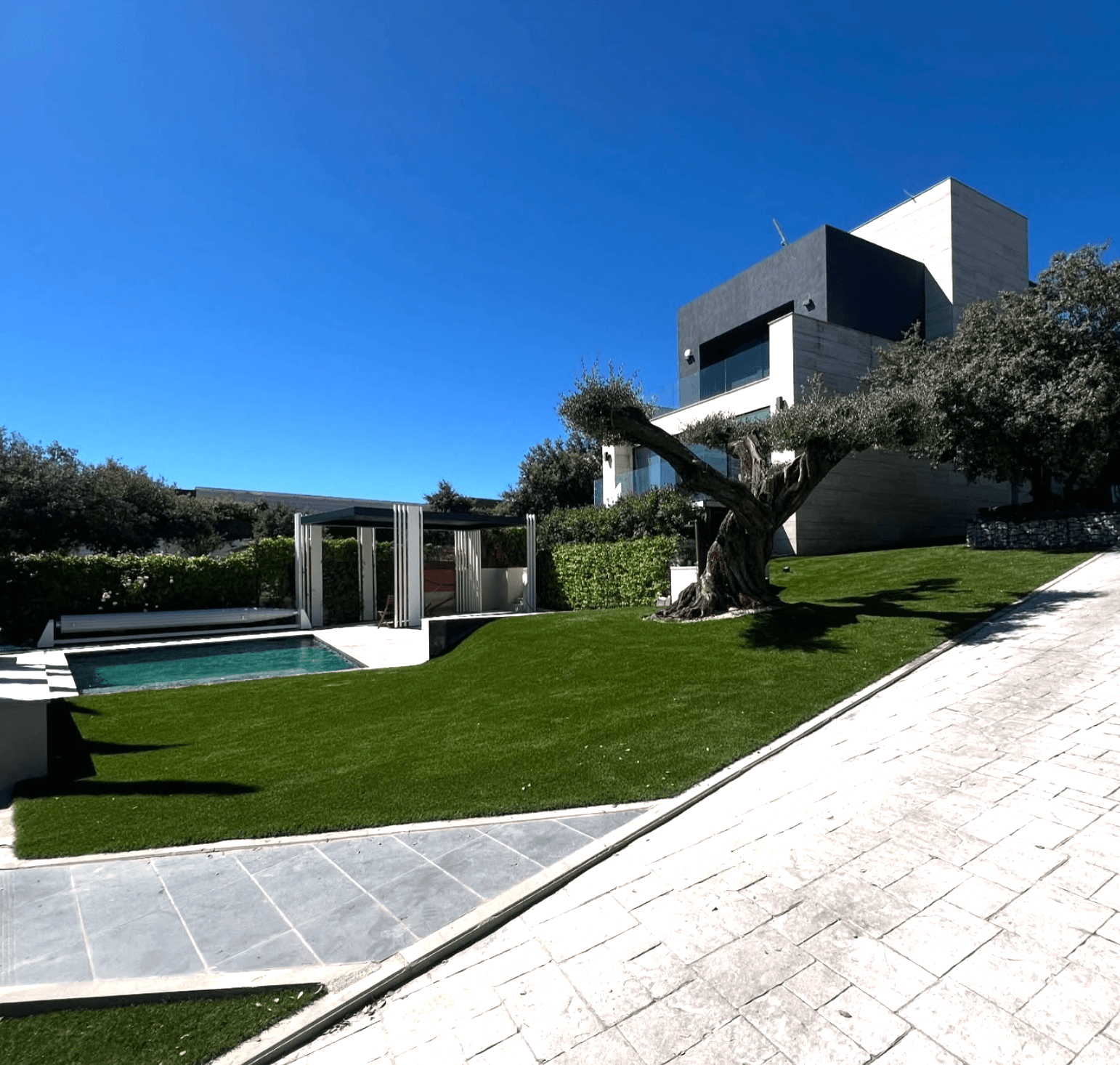 modern-villa-pool-yard